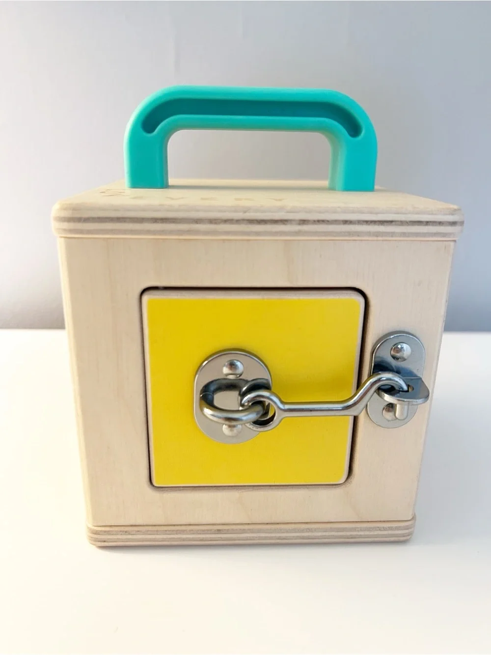 Love very Lockbox Wooden Toy - Portable Problem-Solving Activity